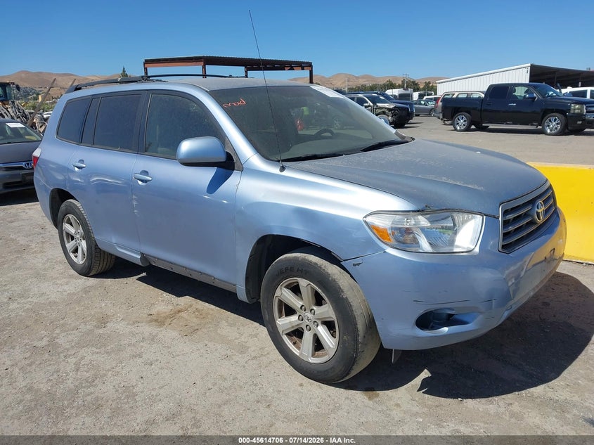 2008 Toyota Highlander VIN JTEES41A182038850 IAAI salvage auction — NORMAL WEAR, Clear - Dealer Only (California), sold $1,500 on 2026-07-30 (photo 1)