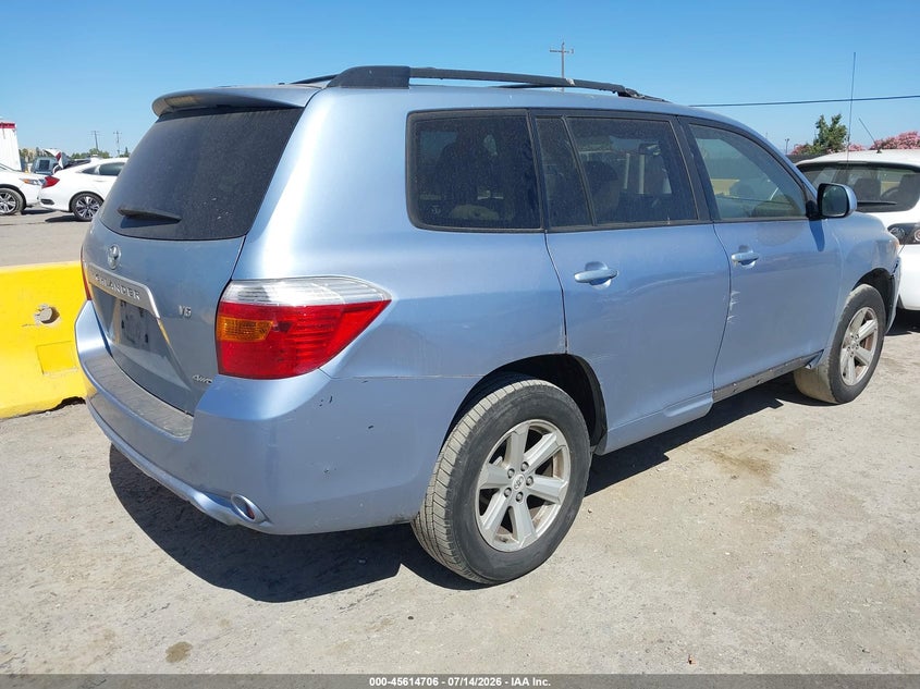 2008 Toyota Highlander VIN JTEES41A182038850 IAAI salvage auction — NORMAL WEAR, Clear - Dealer Only (California), sold $1,500 on 2026-07-30 (photo 4)