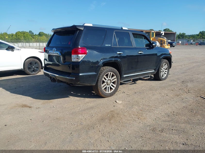 2012 Toyota 4runner VIN JTEBU5JR7C5103734 IAAI salvage auction — RIGHT FRONT, Salvage (Tennessee), sold $10,500 on 2026-07-31 (photo 4)
