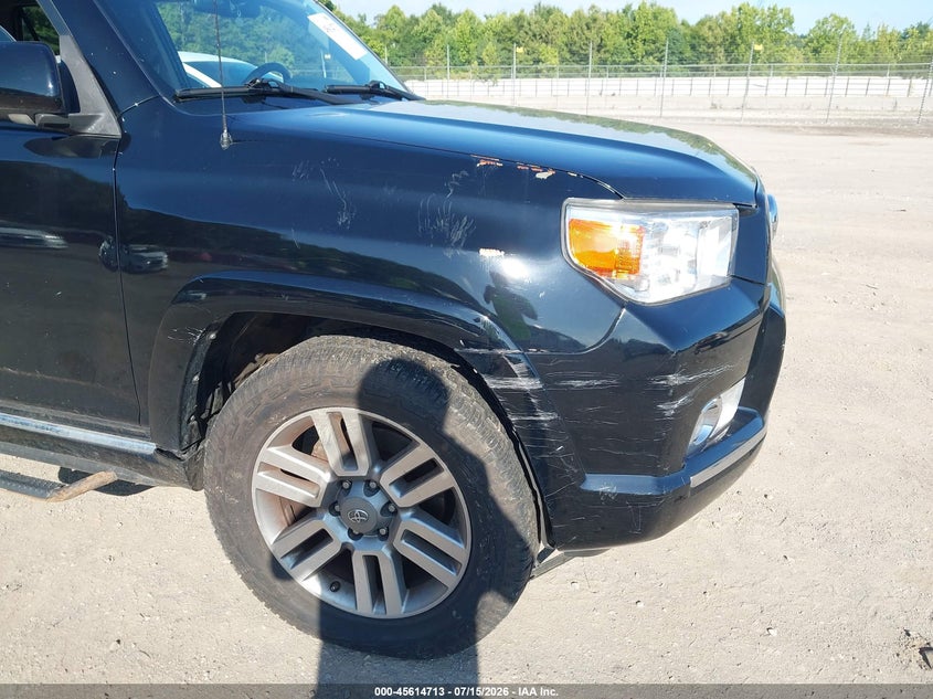 2012 Toyota 4runner VIN JTEBU5JR7C5103734 IAAI salvage auction — RIGHT FRONT, Salvage (Tennessee), sold $10,500 on 2026-07-31 (photo 6)