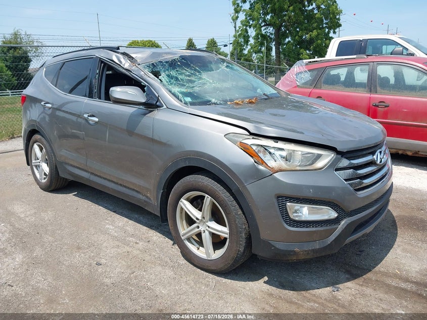 2013 Hyundai Santa fe VIN 5XYZU3LA9DG067682 IAAI salvage auction — NORMAL WEAR, Clear (Michigan), sold $875 on 2026-07-30 (photo 1)