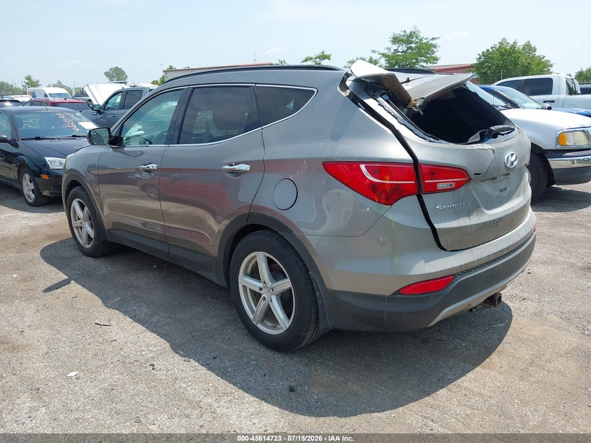 2013 Hyundai Santa fe VIN 5XYZU3LA9DG067682 IAAI salvage auction — NORMAL WEAR, Clear (Michigan), sold $875 on 2026-07-30 (photo 3)