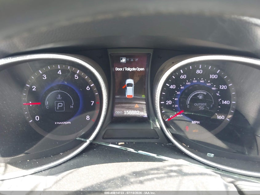 2013 Hyundai Santa fe VIN 5XYZU3LA9DG067682 IAAI salvage auction — NORMAL WEAR, Clear (Michigan), sold $875 on 2026-07-30 (photo 7)