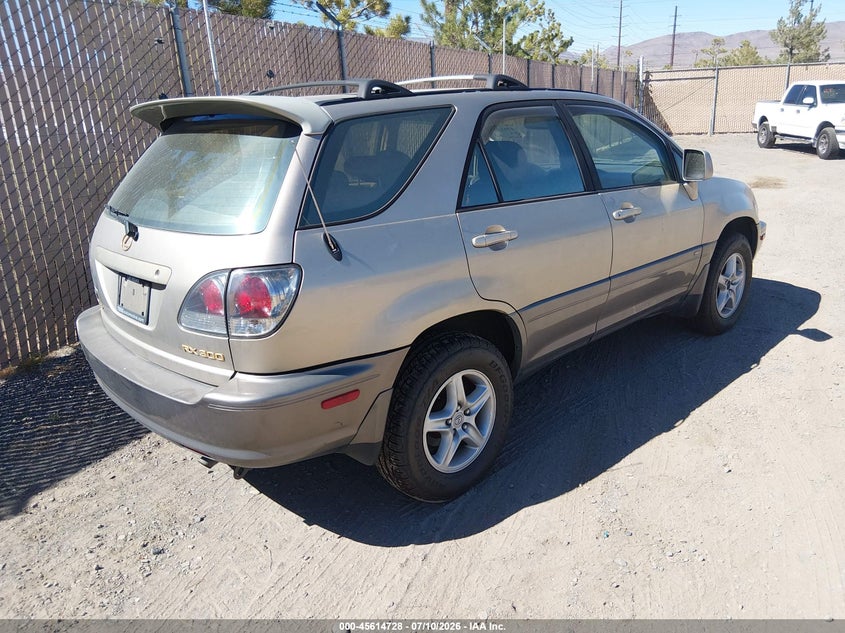2001 Lexus Rx 300 VIN JTJHF10U010197468 IAAI salvage auction — NORMAL WEAR, Regular (Nevada), sold $550 on 2026-07-17 (photo 4)