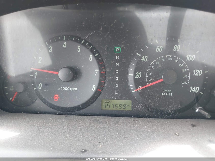 2006 Hyundai Elantra VIN KMHDN46D46U375035 IAAI salvage auction — NORMAL WEAR, Clear, sold $450 on 2026-07-17 (photo 7)