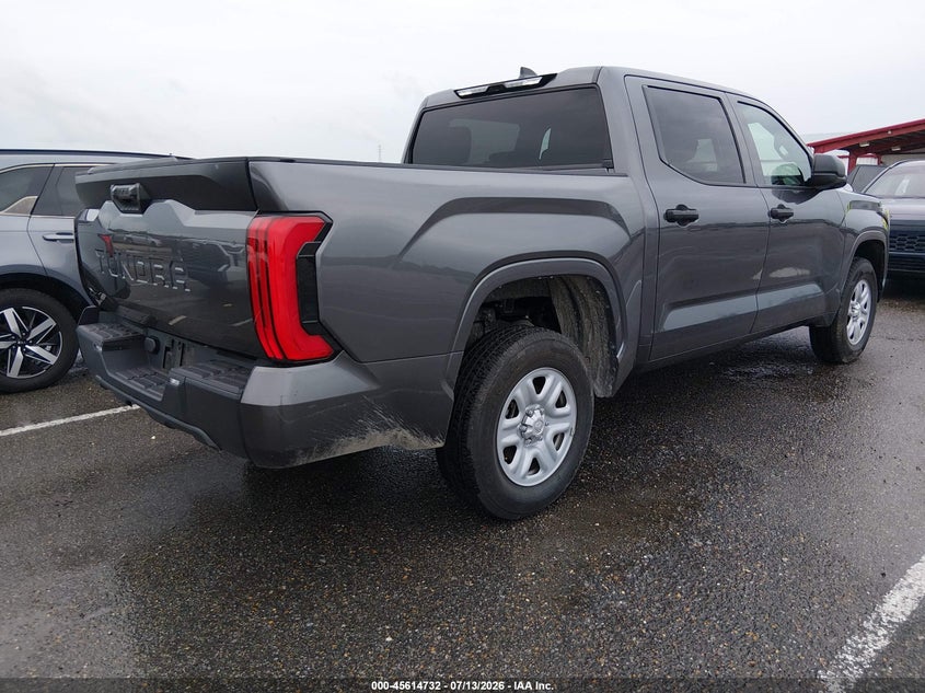 2025 Toyota Tundra VIN 5TFKB5DB1SX256878 IAAI salvage auction — LEFT SIDE, Salvage Title, sold $24,400 on 2026-07-29 (photo 4)