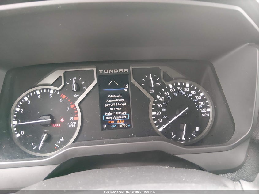 2025 Toyota Tundra VIN 5TFKB5DB1SX256878 IAAI salvage auction — LEFT SIDE, Salvage Title, sold $24,400 on 2026-07-29 (photo 7)