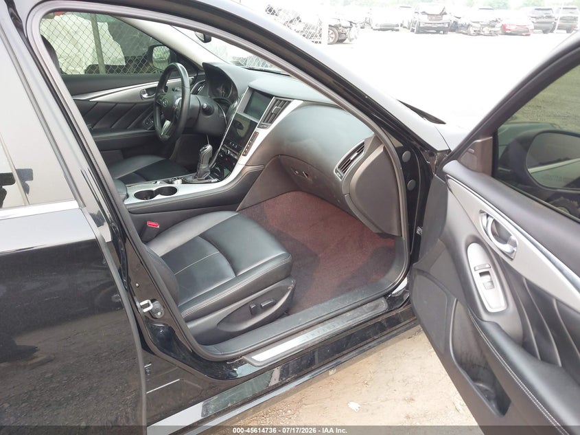 2021 Infiniti Q50 VIN JN1EV7BR7MM753473 IAAI salvage auction — RIGHT FRONT, Salvage (Virginia), sold $9,300 on 2026-07-31 (photo 5)