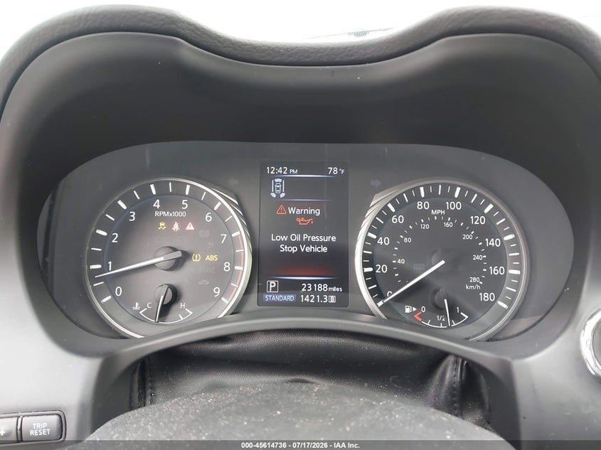 2021 Infiniti Q50 VIN JN1EV7BR7MM753473 IAAI salvage auction — RIGHT FRONT, Salvage (Virginia), sold $9,300 on 2026-07-31 (photo 7)
