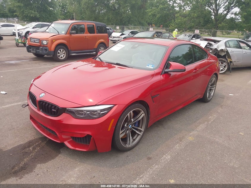 2018 BMW M4 VIN WBS4Y9C53JAC86844 IAAI salvage auction — WATER/FLOOD, Salvage Title, sold $16,400 on 2026-07-31 (photo 2)