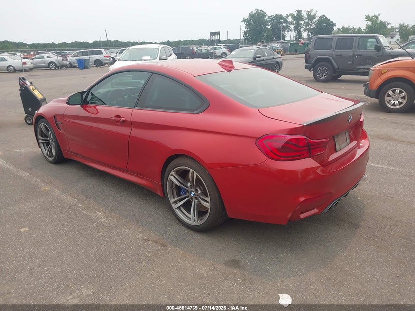 2018 BMW M4 VIN WBS4Y9C53JAC86844 IAAI salvage auction — WATER/FLOOD, Salvage Title, sold $16,400 on 2026-07-31 (photo 3)
