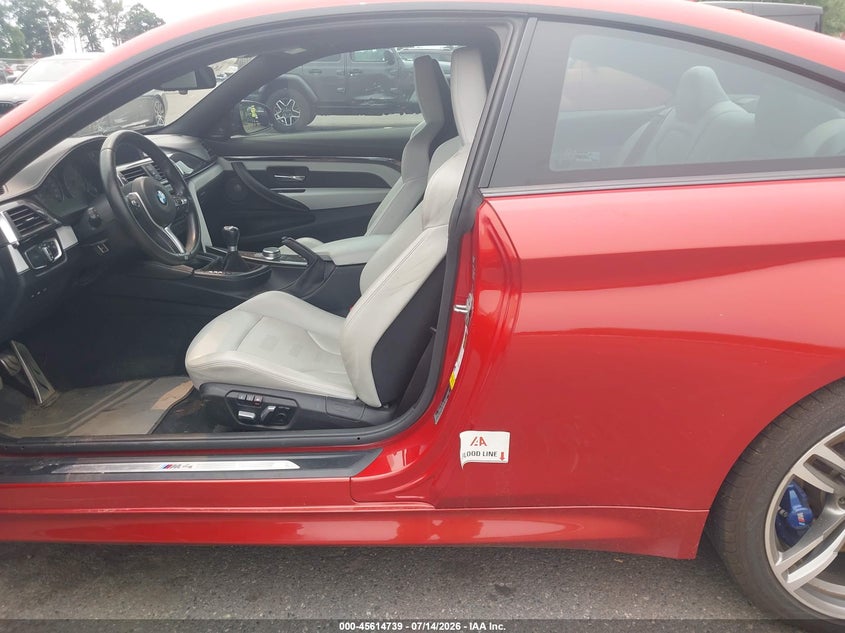 2018 BMW M4 VIN WBS4Y9C53JAC86844 IAAI salvage auction — WATER/FLOOD, Salvage Title, sold $16,400 on 2026-07-31 (photo 6)