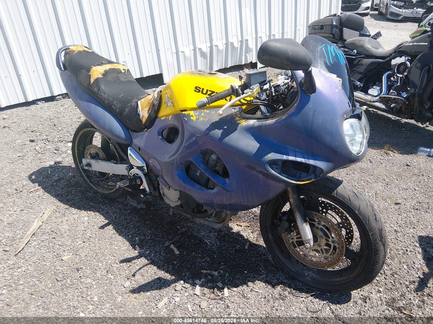 2002 Suzuki Gsx600 VIN JS1GN79A822103396 IAAI salvage auction — NORMAL WEAR, Clear (Tennessee), sold $25 on 2026-10-14 (photo 1)