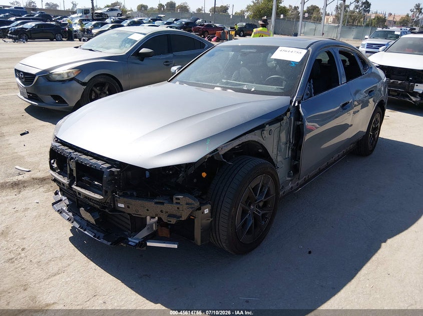 2023 BMW I4 VIN WBY73AW04PFR36292 IAAI salvage auction — LEFT SIDE, Wait Title, sold $14,700 on 2026-08-19 (photo 2)