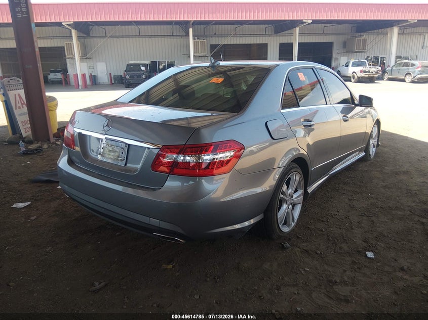 2013 Mercedes-benz E-klasse VIN WDDHF5KB3DA705894 IAAI salvage auction — LEFT SIDE, Salvage (Arizona), sold $250 on 2026-08-04 (photo 4)