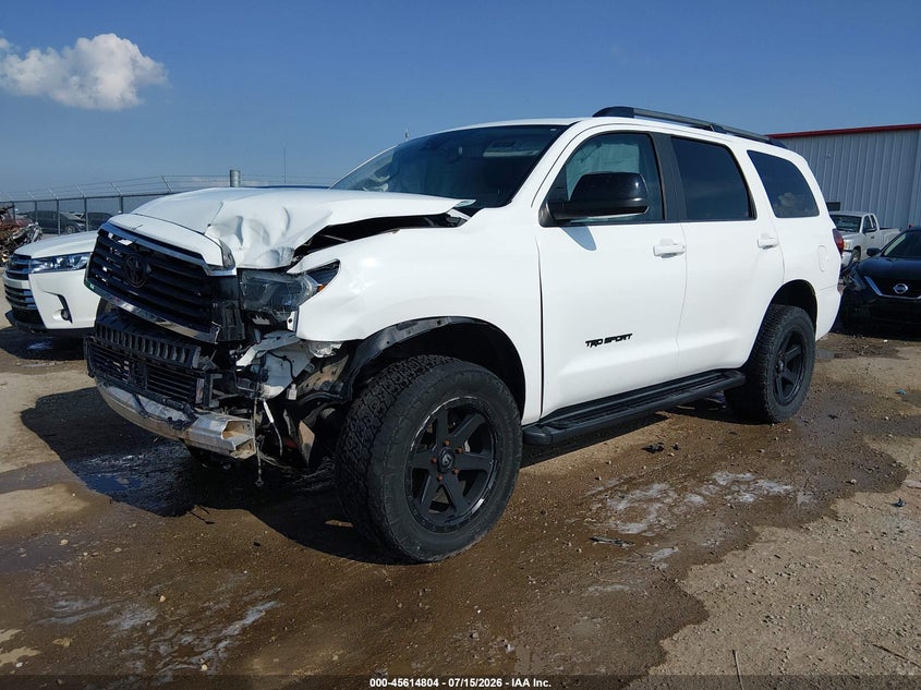 2018 Toyota Sequoia VIN 5TDBY5G13JS162975 IAAI salvage auction — FRONT END, Salvage (Kansas), sold $7,400 on 2026-08-14 (photo 2)