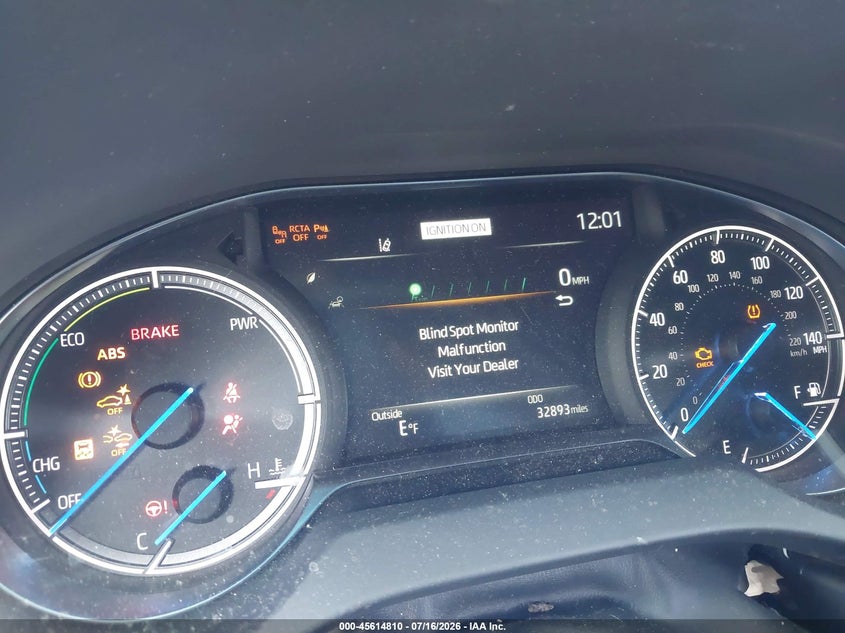 2024 Toyota Venza VIN JTEAAAAH9RJ179041 IAAI salvage auction — FRONT END, Clear (California), sold $4,250 on 2026-07-30 (photo 7)