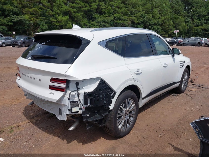 2026 Genesis Gv80 VIN KMUHFESB7TU333092 IAAI salvage auction — REAR END, Enterprise Vehicles Clear Only (Georgia), sold $35,350 on 2026-07-29 (photo 4)