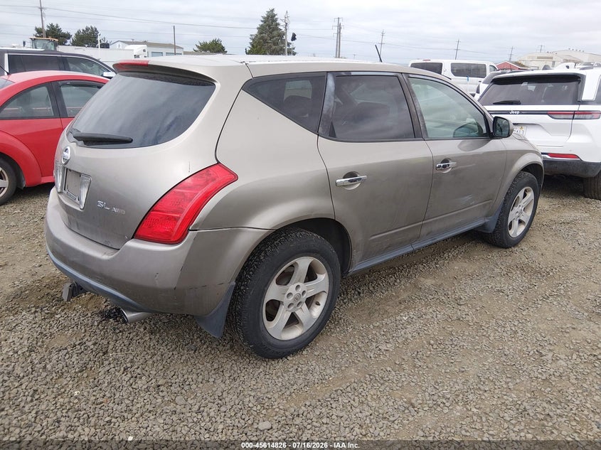 2004 Nissan Murano VIN JN8AZ08W94W338894 IAAI salvage auction — NORMAL WEAR, Clear - Public Restricted (Oregon), sold $25 on 2026-07-29 (photo 4)