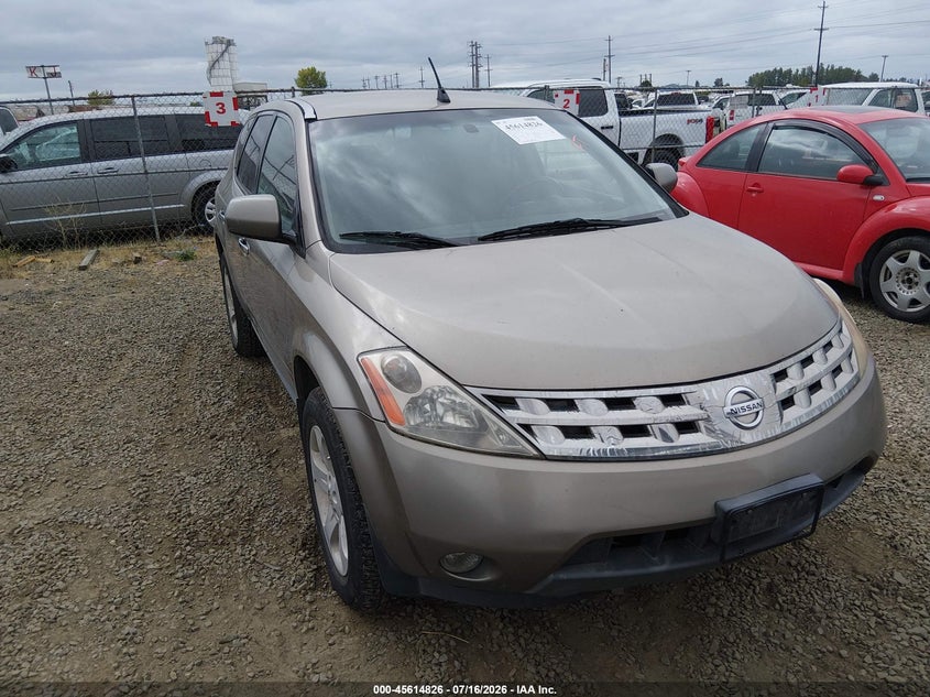 2004 Nissan Murano VIN JN8AZ08W94W338894 IAAI salvage auction — NORMAL WEAR, Clear - Public Restricted (Oregon), sold $25 on 2026-07-29 (photo 6)