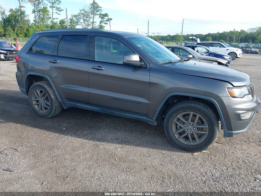 2017 Jeep Grand cherokee VIN 1C4RJFAG2HC674678 IAAI salvage auction — FRONT END, Salvage (Florida), sold $1,600 on 2026-07-22 (photo 1)