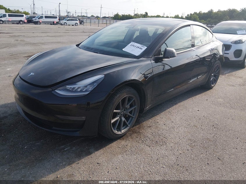 2021 Tesla Model 3 VIN 5YJ3E1EB4MF836707 IAAI salvage auction — ELECTRICAL, Salvage (Louisiana), sold $3,450 on 2026-08-15 (photo 2)