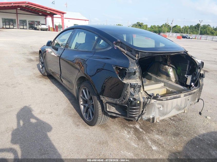 2021 Tesla Model 3 VIN 5YJ3E1EB4MF836707 IAAI salvage auction — ELECTRICAL, Salvage (Louisiana), sold $3,450 on 2026-08-15 (photo 3)