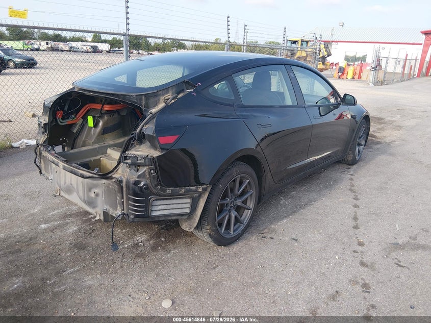 2021 Tesla Model 3 VIN 5YJ3E1EB4MF836707 IAAI salvage auction — ELECTRICAL, Salvage (Louisiana), sold $3,450 on 2026-08-15 (photo 4)