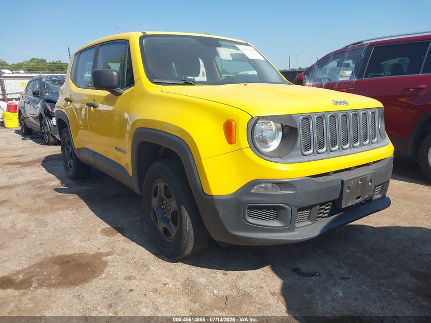 2015 Jeep Renegade VIN ZACCJBAT8FPC13585 IAAI salvage auction — NORMAL WEAR, Clear (Oklahoma), sold $1,450 on 2026-07-22 (photo 1)
