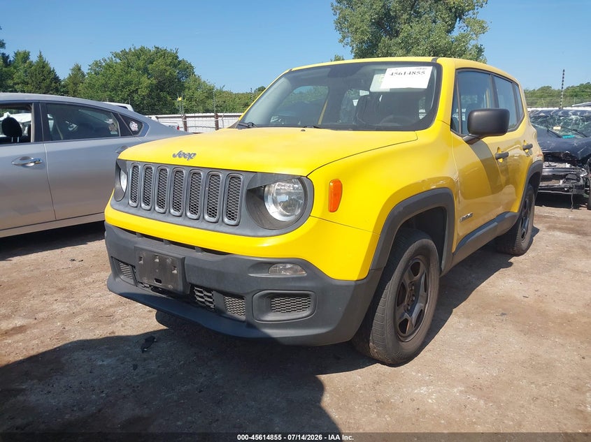 2015 Jeep Renegade VIN ZACCJBAT8FPC13585 IAAI salvage auction — NORMAL WEAR, Clear (Oklahoma), sold $1,450 on 2026-07-22 (photo 2)
