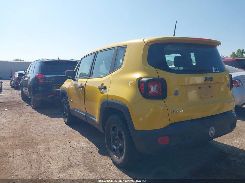 2015 Jeep Renegade VIN ZACCJBAT8FPC13585 IAAI salvage auction — NORMAL WEAR, Clear (Oklahoma), sold $1,450 on 2026-07-22 (photo 3)