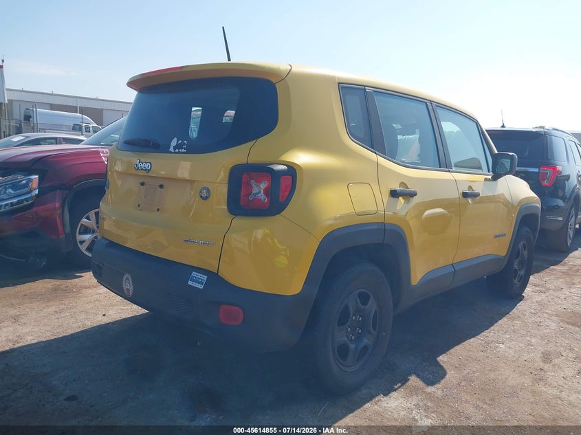 2015 Jeep Renegade VIN ZACCJBAT8FPC13585 IAAI salvage auction — NORMAL WEAR, Clear (Oklahoma), sold $1,450 on 2026-07-22 (photo 4)