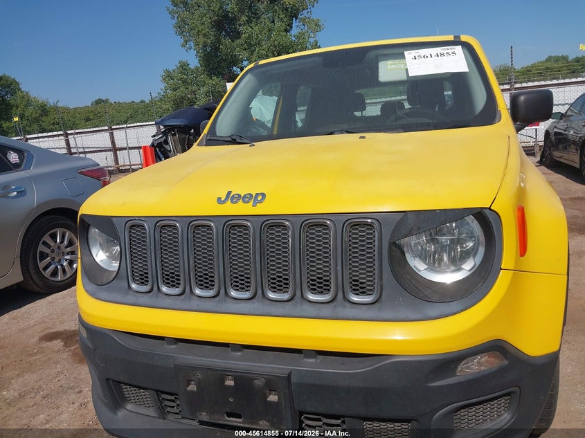 2015 Jeep Renegade VIN ZACCJBAT8FPC13585 IAAI salvage auction — NORMAL WEAR, Clear (Oklahoma), sold $1,450 on 2026-07-22 (photo 6)