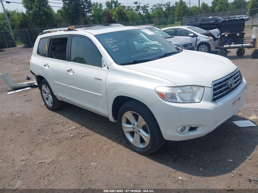 2008 Toyota Highlander VIN JTEES42A282106247 IAAI salvage auction — REAR END, Clear (Virginia), sold $1,250 on 2026-07-28 (photo 1)