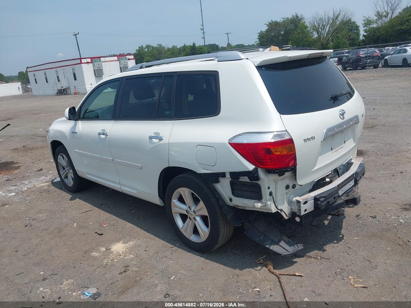 2008 Toyota Highlander VIN JTEES42A282106247 IAAI salvage auction — REAR END, Clear (Virginia), sold $1,250 on 2026-07-28 (photo 3)