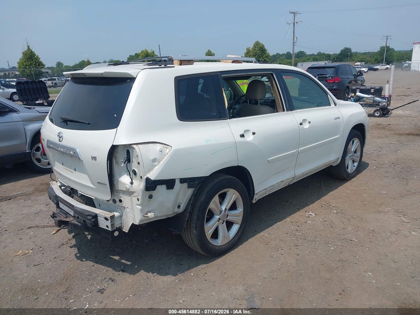 2008 Toyota Highlander VIN JTEES42A282106247 IAAI salvage auction — REAR END, Clear (Virginia), sold $1,250 on 2026-07-28 (photo 4)