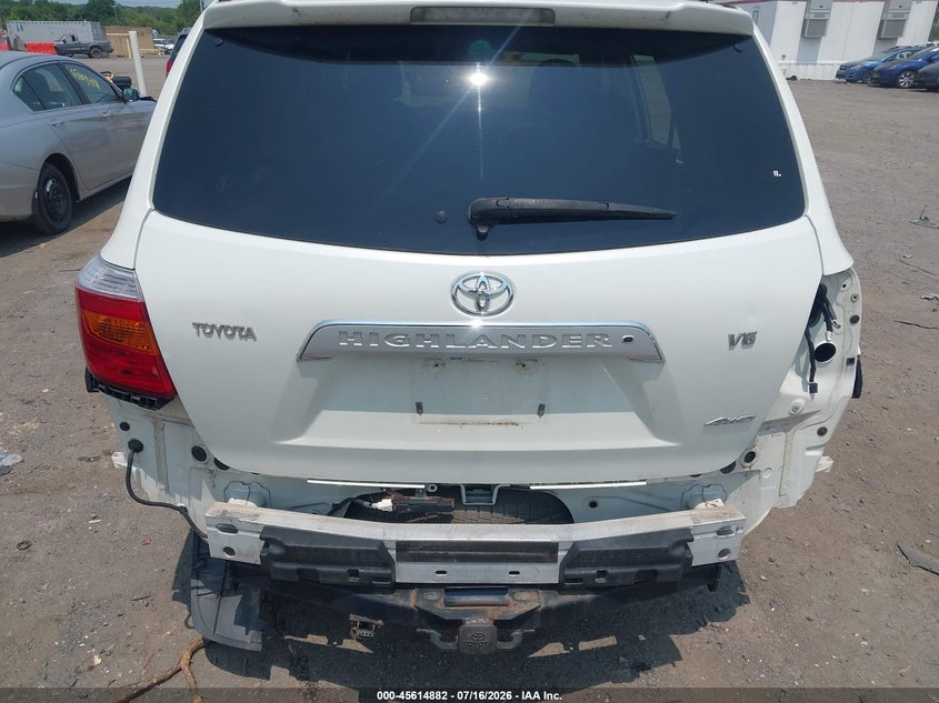 2008 Toyota Highlander VIN JTEES42A282106247 IAAI salvage auction — REAR END, Clear (Virginia), sold $1,250 on 2026-07-28 (photo 6)
