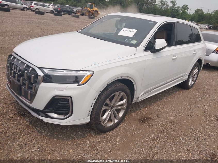 2025 Audi Q7 VIN WA1LCBF72SD000558 IAAI salvage auction — FRONT & REAR, Salvage Title, sold $17,400 on 2026-07-28 (photo 2)