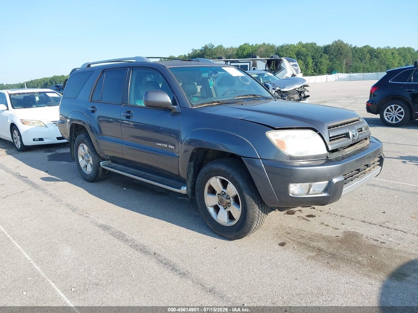 2004 Toyota 4runner VIN JTEBT17R840038989 IAAI salvage auction — NORMAL WEAR, Clear (Indiana), sold $725 on 2026-07-23 (photo 1)