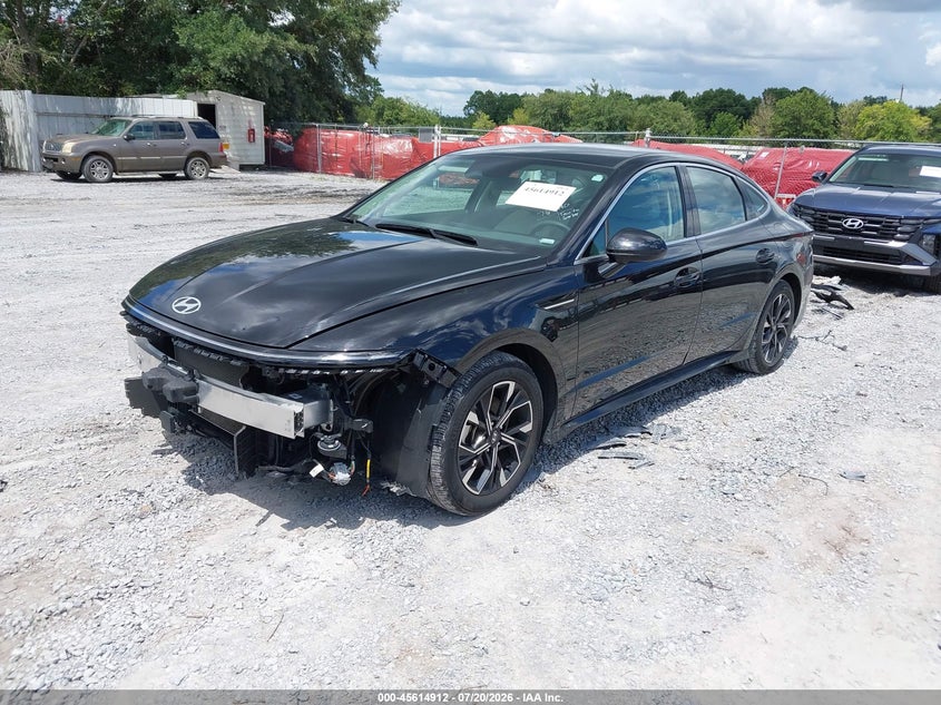 2025 Hyundai Sonata VIN KMHL64JA1SA480410 IAAI salvage auction — FRONT END, Enterprise Vehicles Clear Only (Illinois), sold $12,200 on 2026-07-29 (photo 2)