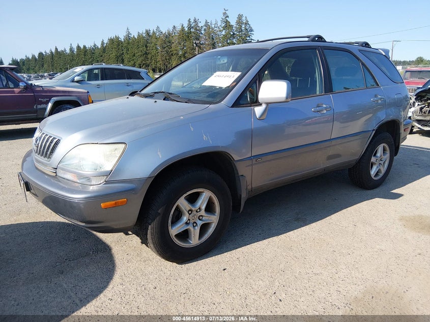 2002 Lexus Rx 300 VIN JTJHF10U820242254 IAAI salvage auction — NORMAL WEAR, Clear (Washington), sold $450 on 2026-07-29 (photo 2)