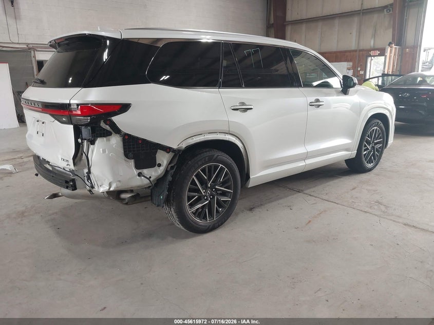 2025 Lexus Tx VIN 5TDAAAB65SS044262 IAAI salvage auction — REAR END, Wait Title, sold $37,150 on 2026-09-21 (photo 4)