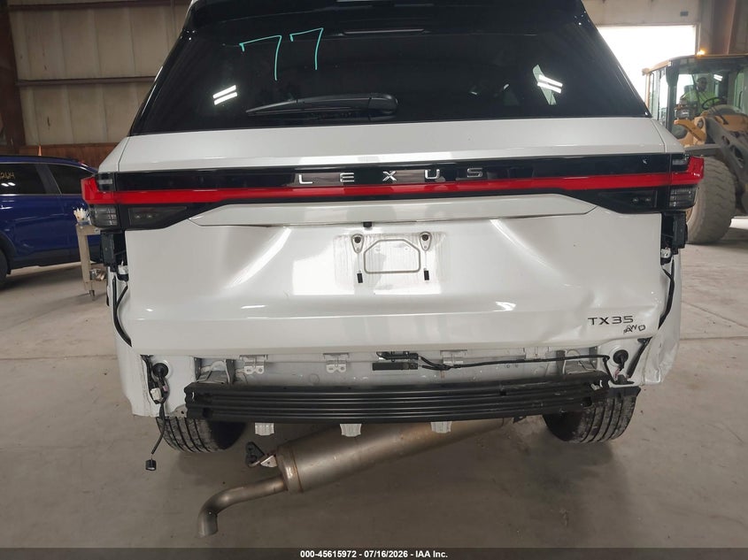 2025 Lexus Tx VIN 5TDAAAB65SS044262 IAAI salvage auction — REAR END, Wait Title, sold $37,150 on 2026-09-21 (photo 6)