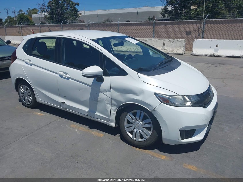 2017 Honda Fit VIN JHMGK5H51HS018480 IAAI salvage auction — NORMAL WEAR, Salvage Title, sold $2,850 on 2026-07-20 (photo 1)