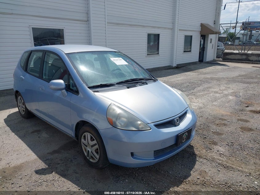 2008 Honda Fit VIN JHMGD37468S010494 IAAI salvage auction — UNKNOWN, Clear (North Carolina), sold $625 on 2026-07-31 (photo 1)