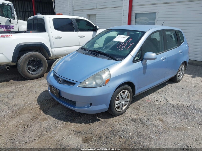 2008 Honda Fit VIN JHMGD37468S010494 IAAI salvage auction — UNKNOWN, Clear (North Carolina), sold $625 on 2026-07-31 (photo 2)