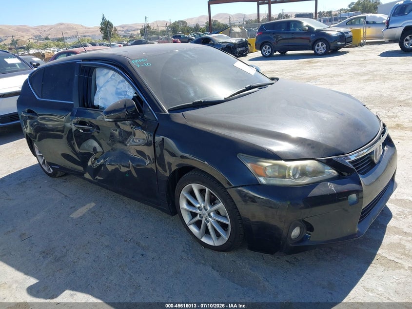 2012 Lexus VIN JTHKD5BH7C2058403 IAAI salvage auction — NORMAL WEAR, Salvage Title, sold $1,400 on 2026-07-23 (photo 1)