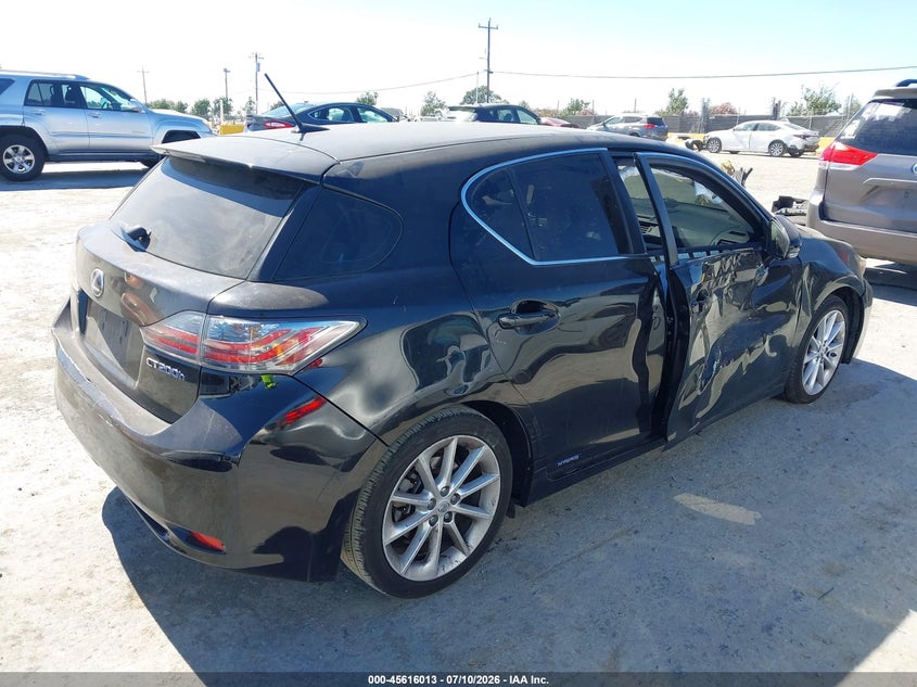 2012 Lexus VIN JTHKD5BH7C2058403 IAAI salvage auction — NORMAL WEAR, Salvage Title, sold $1,400 on 2026-07-23 (photo 4)