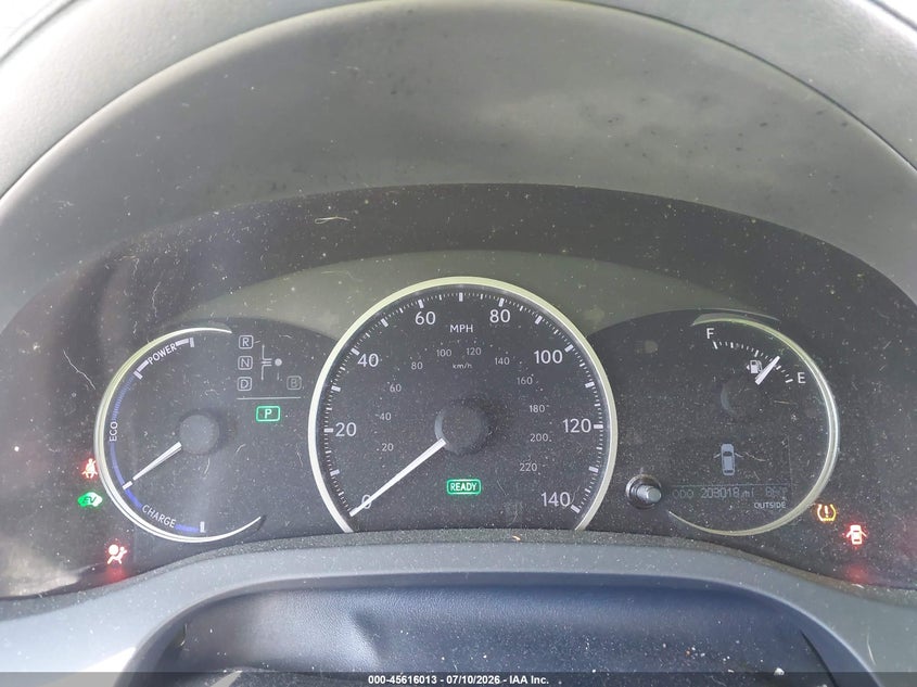 2012 Lexus VIN JTHKD5BH7C2058403 IAAI salvage auction — NORMAL WEAR, Salvage Title, sold $1,400 on 2026-07-23 (photo 7)