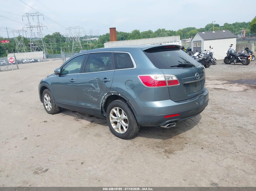 2012 Mazda Cx-9 VIN JM3TB3CV6C0357890 IAAI salvage auction — NORMAL WEAR, Salvage Title, sold $350 on 2026-07-24 (photo 3)